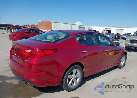 2015 Kia Optima Lx из США, поврежденный, VIN 5XXGM4A76FG498945